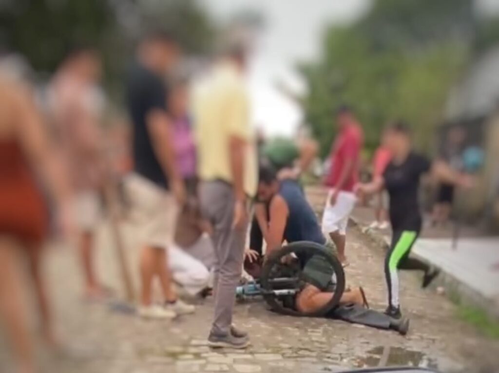 Homem foi espancado por populares depois de tentar matar esposa